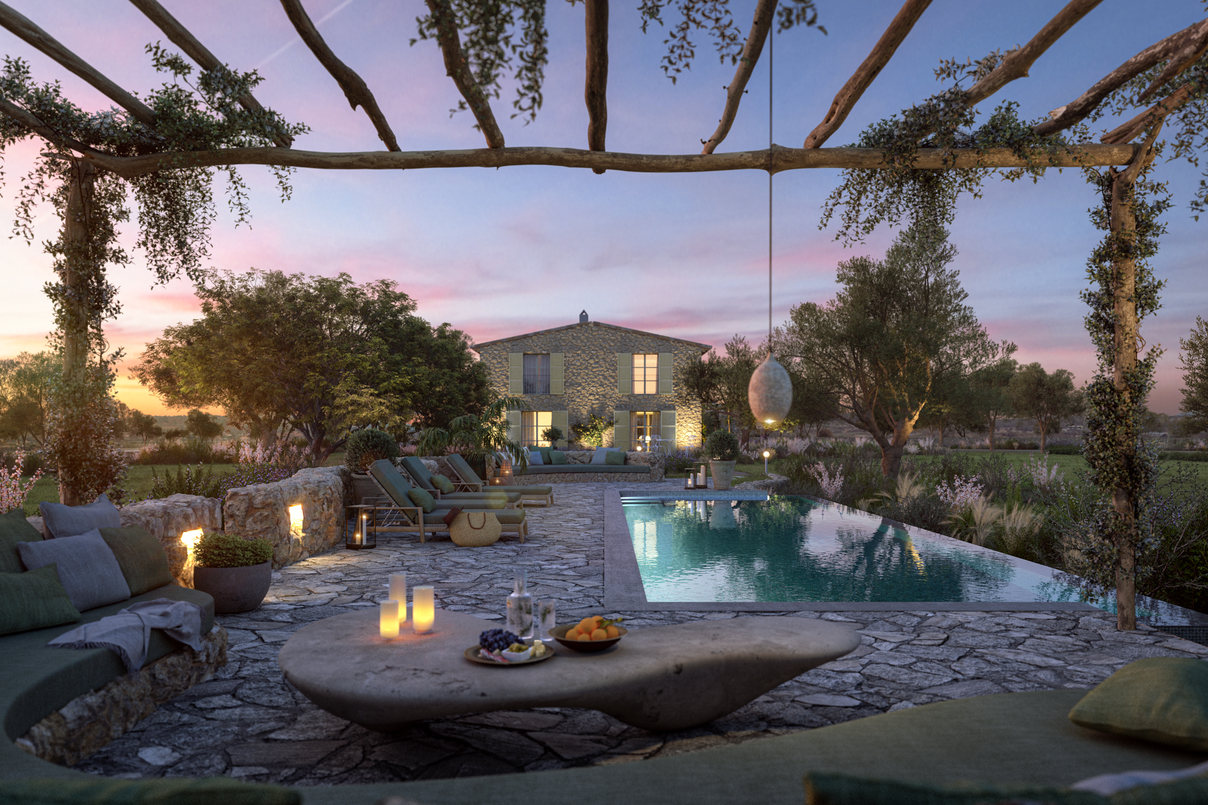 Newly build 4-bedroom Finca with large plot in Alaro — 1