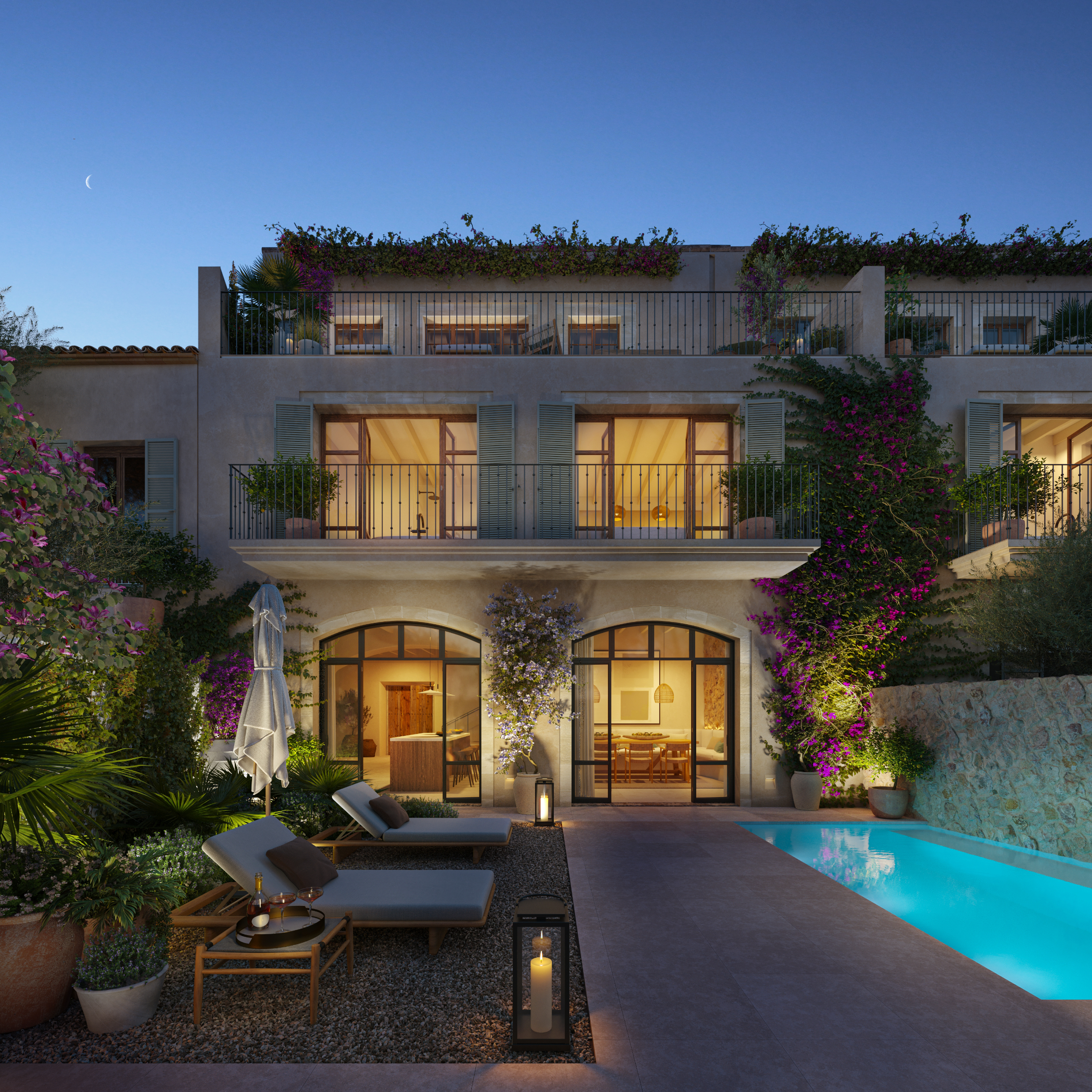 Elegant Mallorquin Townhouse with Tramuntana Views in Santa Maria — 10