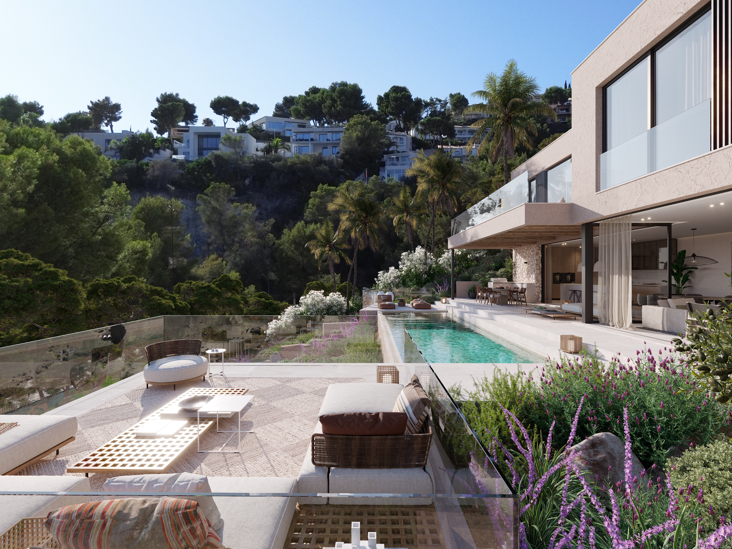 Elegant 4-Bedroom Villa in Costa d'en Blanes with Sea Views — 1