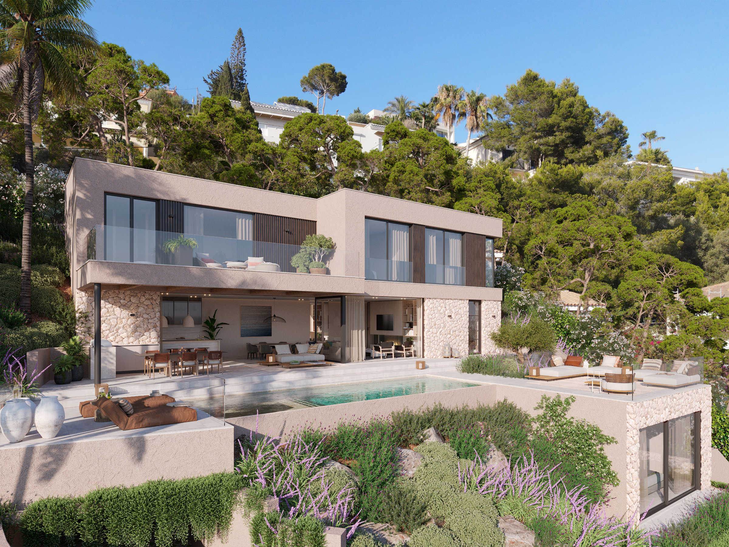 Elegant 4-Bedroom Villa in Costa d'en Blanes with Sea Views — 6