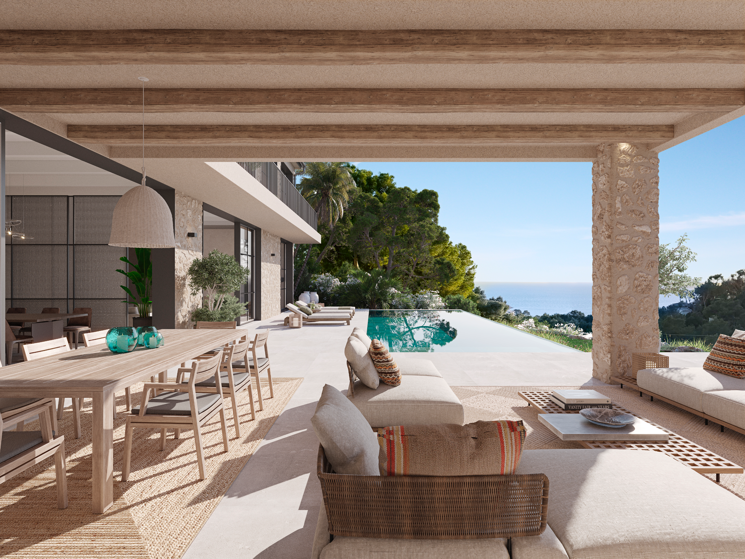 Modern 4-Bedroom Villa in Costa den Blanes with Sea Views — 1