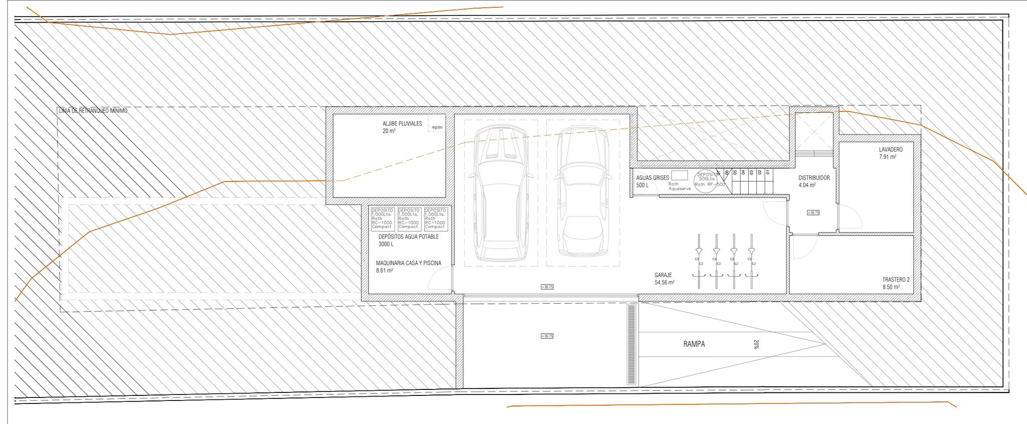 Contemporary Villa with Elegant Mediterranean Living — Floor plan — floor 4