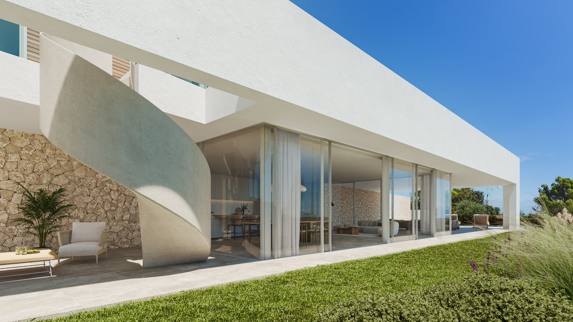 EXCEPTIONAL CONTEMPORARY VILLA WITH EXPANSIVE TERRACES ON A GENEROUS PRIVATE PLOT — 2