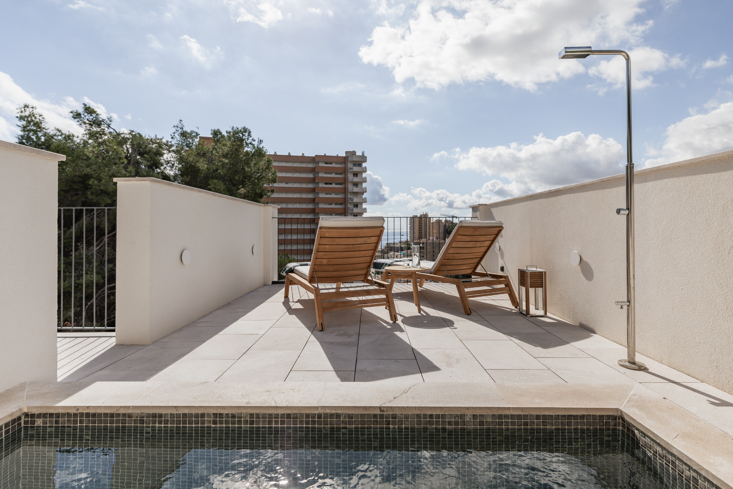 Panoramic Mediterranean Views & Rooftop terrace with pool in Cala Major — image 8